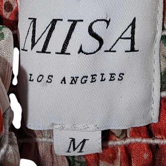 Misa Los Angeles Darla Dress Poppy Allover Size M - Picture 8 of 10
